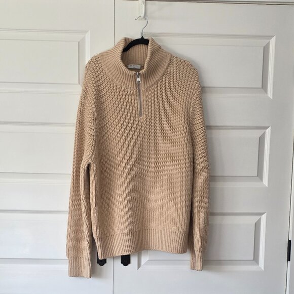 NWT: Sandro Trucker Wool Knit Blend Sweater Size XXL - Picture 1 of 3